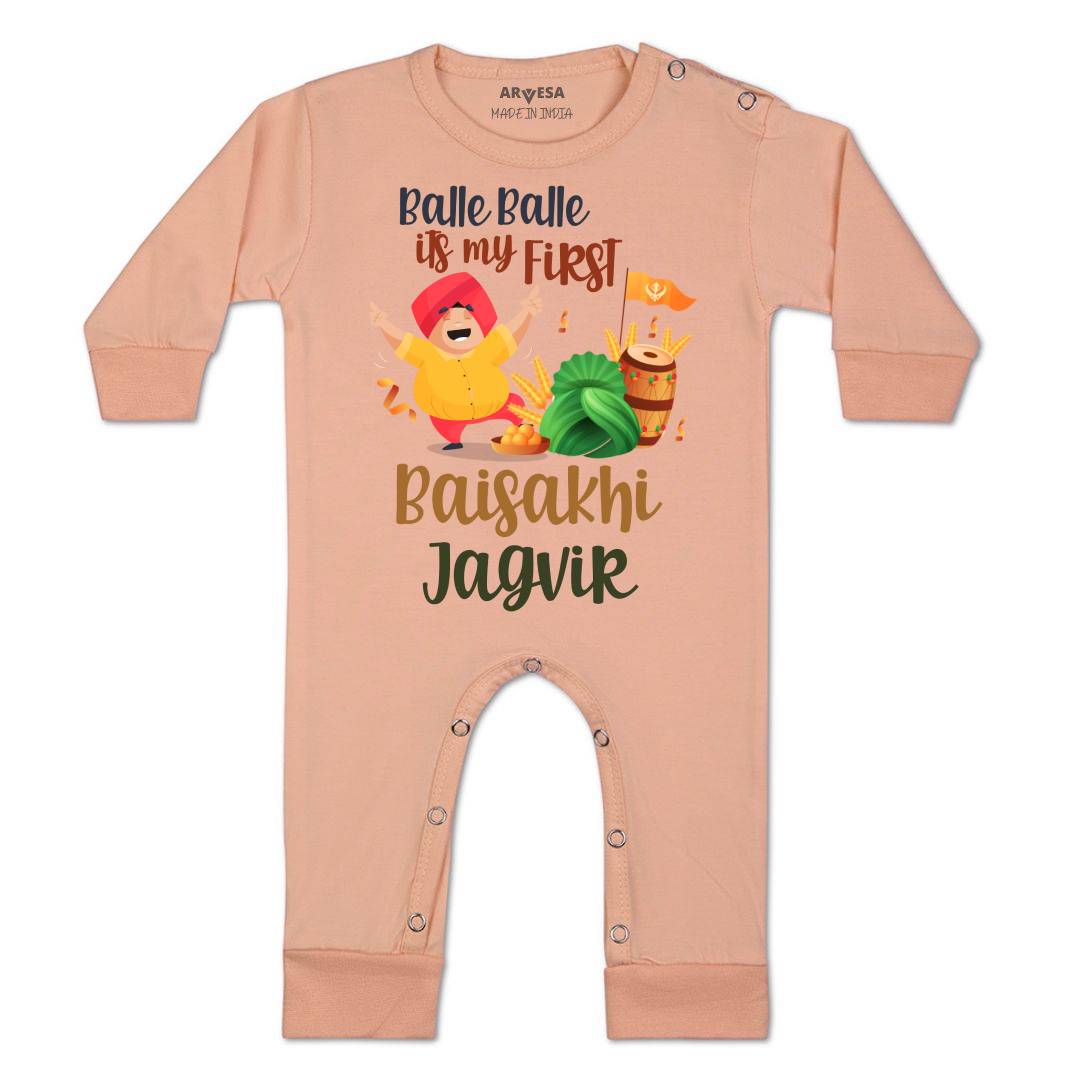 Arvesa Happy Baisakhi  Baby Boy & Girl Dress
