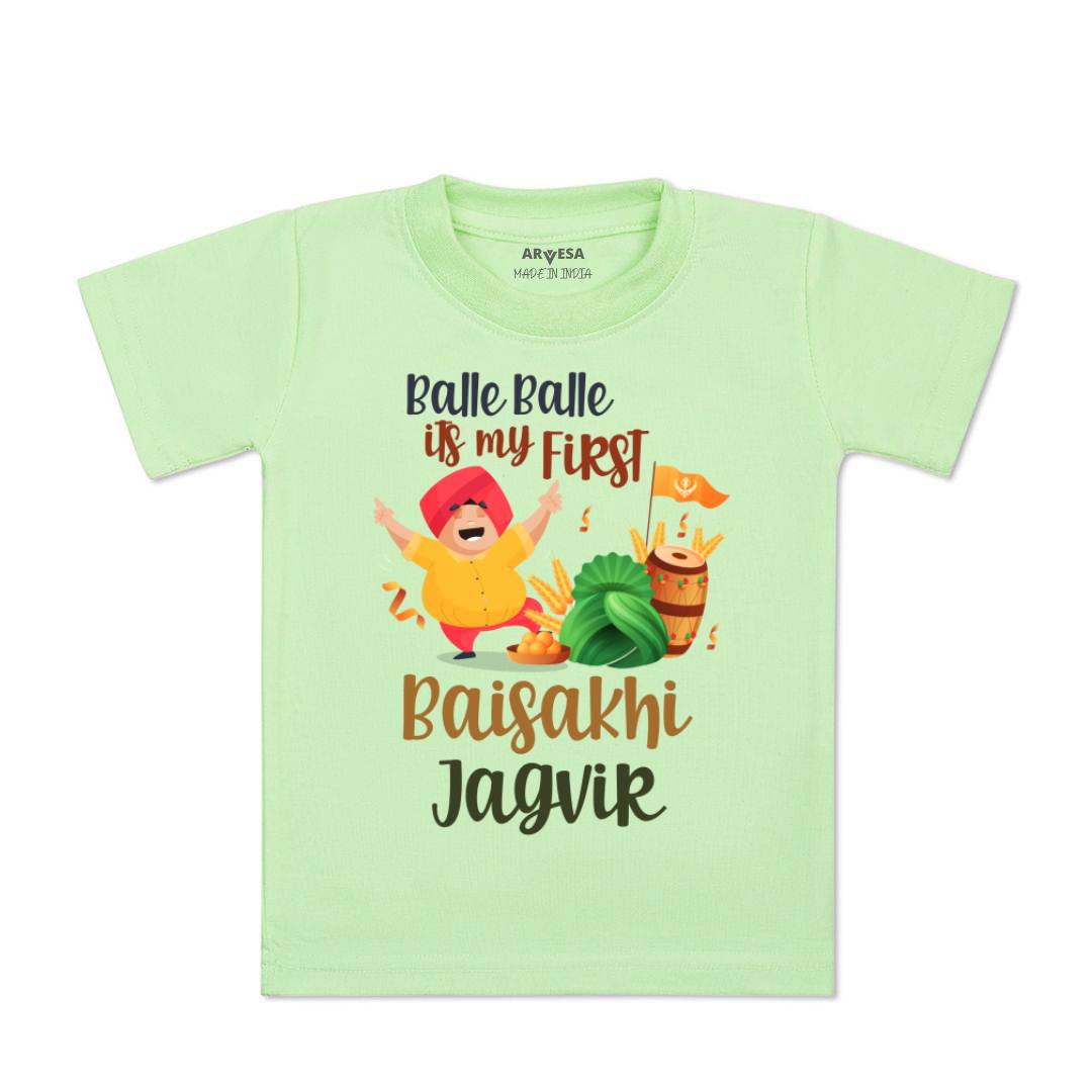 Arvesa Happy Baisakhi  Baby Boy & Girl Dress