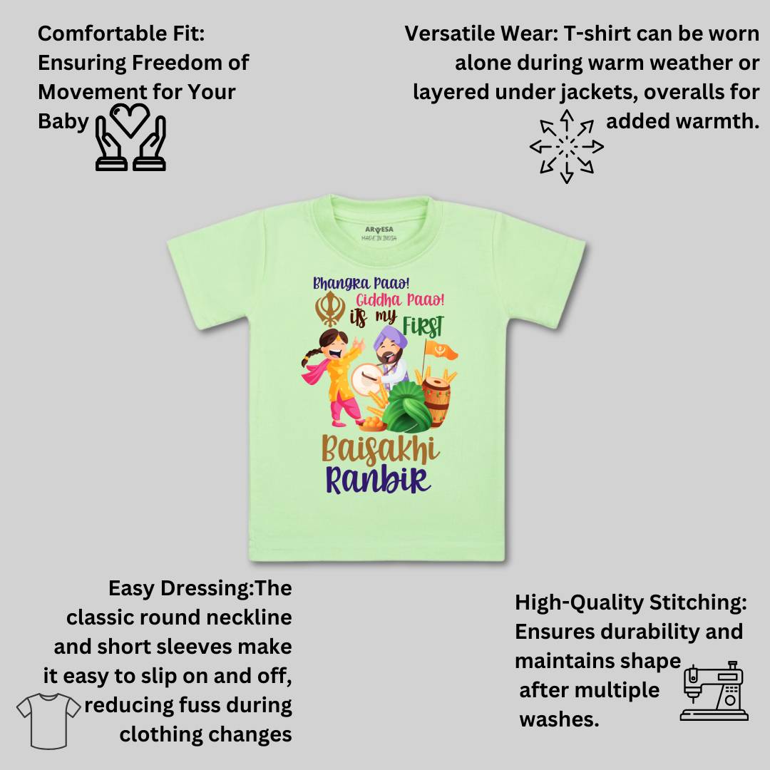 Arvesa My First Baisakhi  Baby Boy & Girl Dress