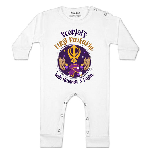 Arvesa My First Baisakhi  Baby Boy & Girl Dress