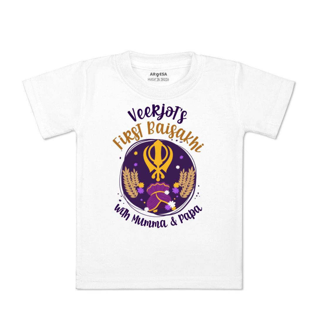 Arvesa My First Baisakhi  Baby Boy & Girl Dress
