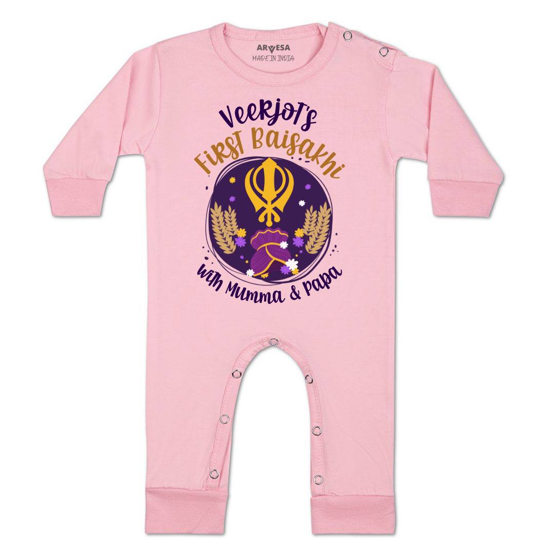 Arvesa My First Baisakhi  Baby Boy & Girl Dress