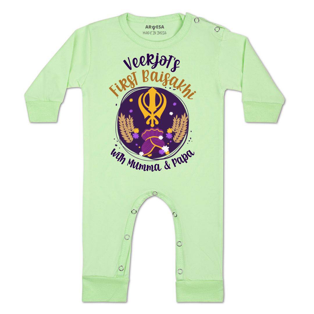 Arvesa My First Baisakhi  Baby Boy & Girl Dress