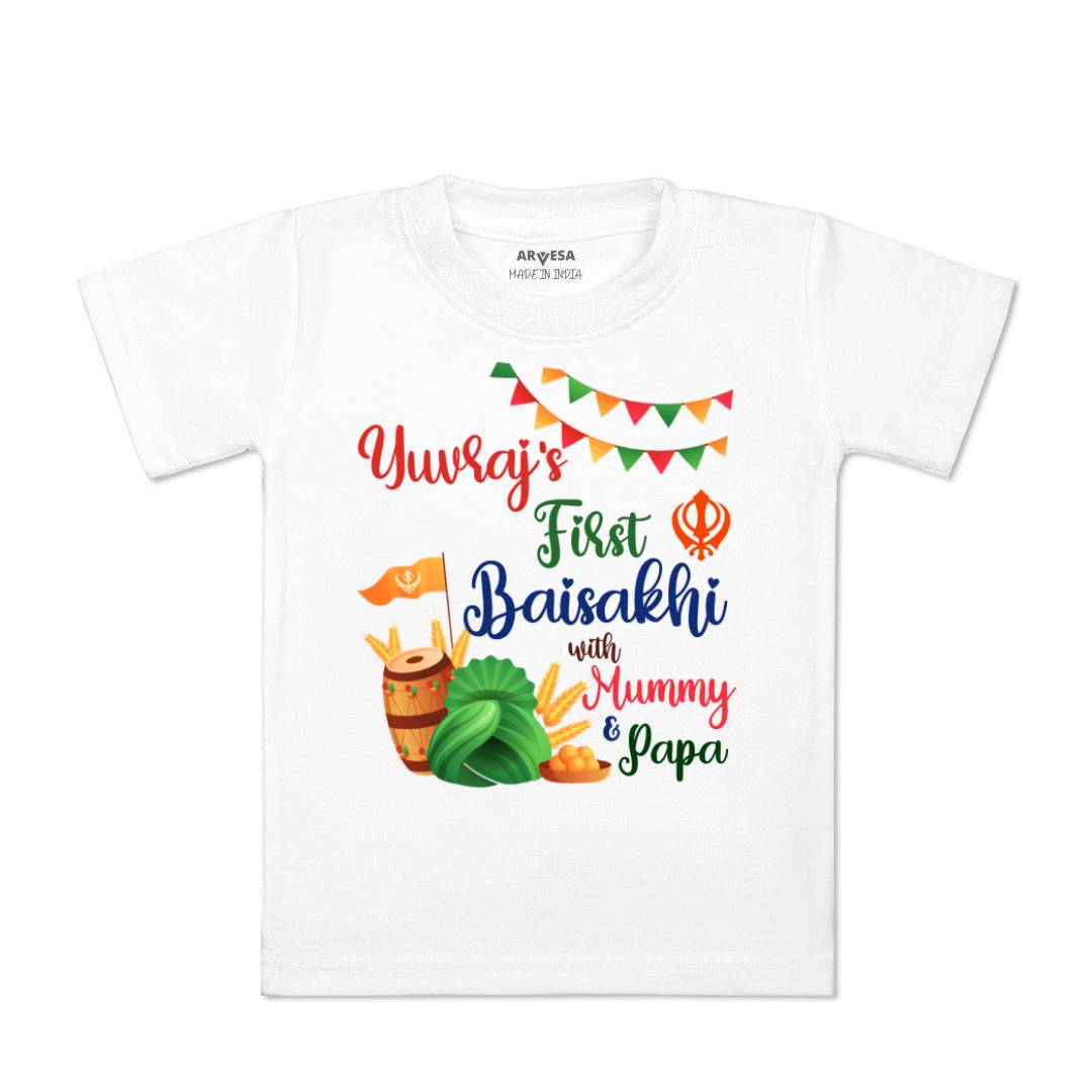 Arvesa My First Baisakhi  Baby Boy & Girl Dress
