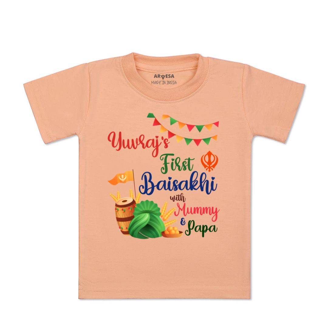 Arvesa My First Baisakhi  Baby Boy & Girl Dress