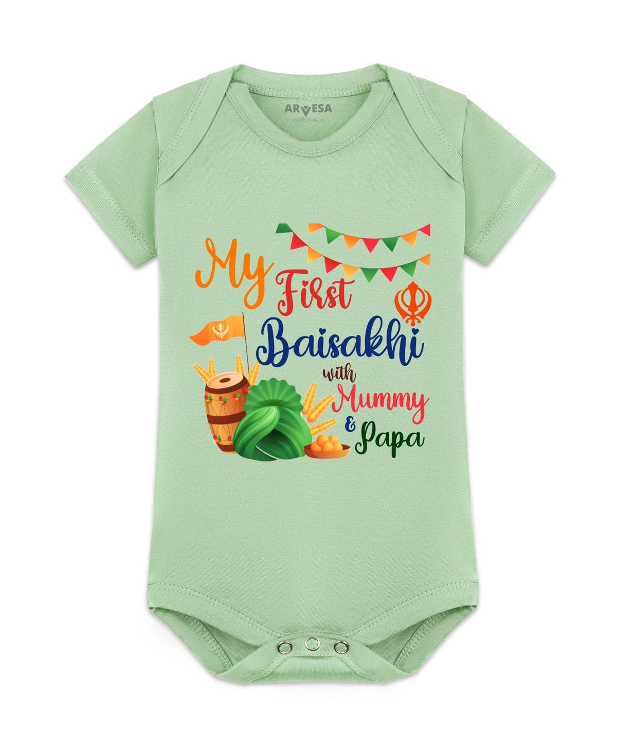 My First Baisakhi - Romper