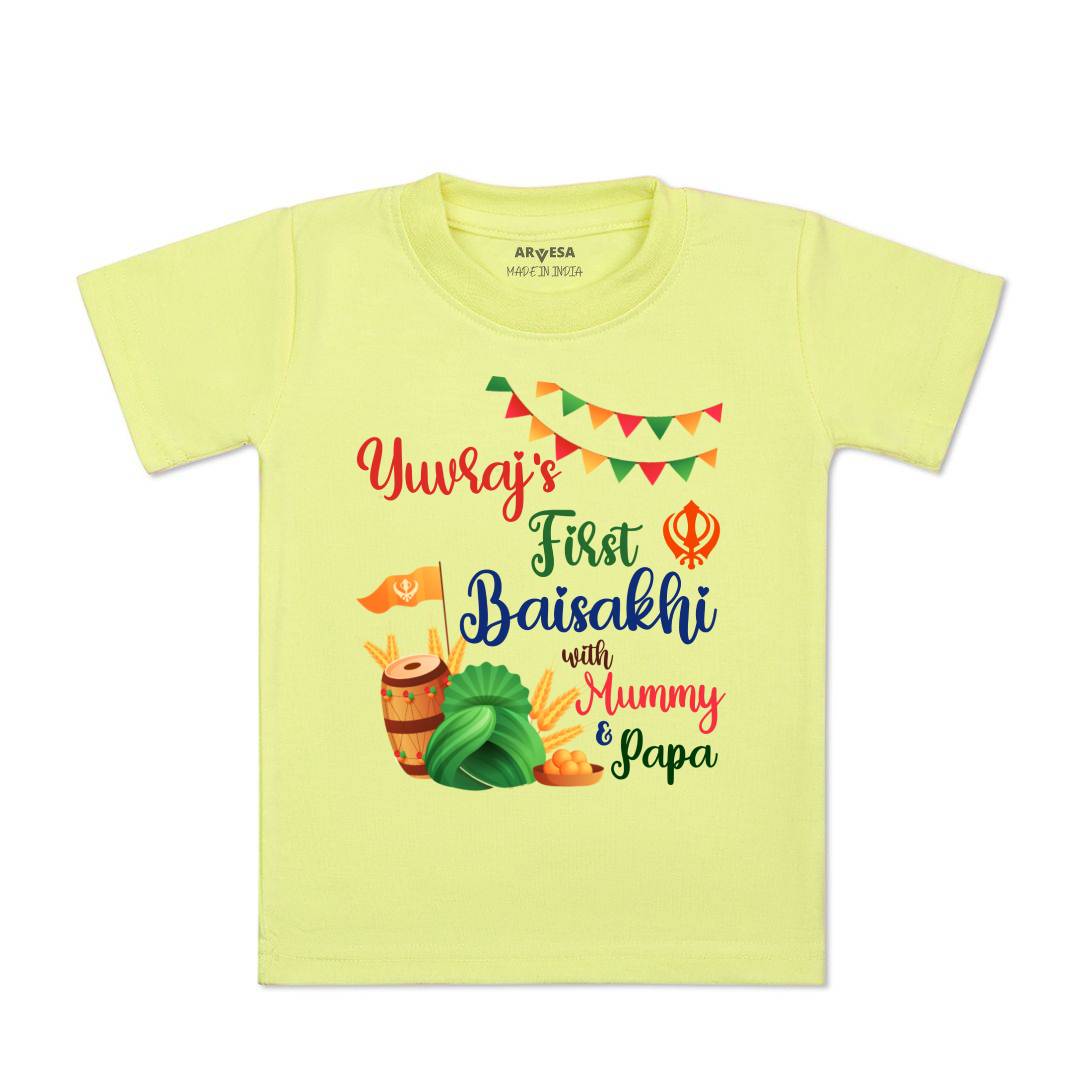 Arvesa My First Baisakhi  Baby Boy & Girl Dress