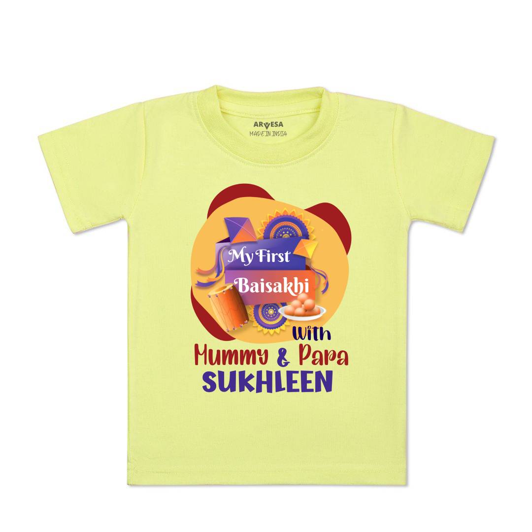 Arvesa My First Baisakhi  Baby Boy & Girl Dress