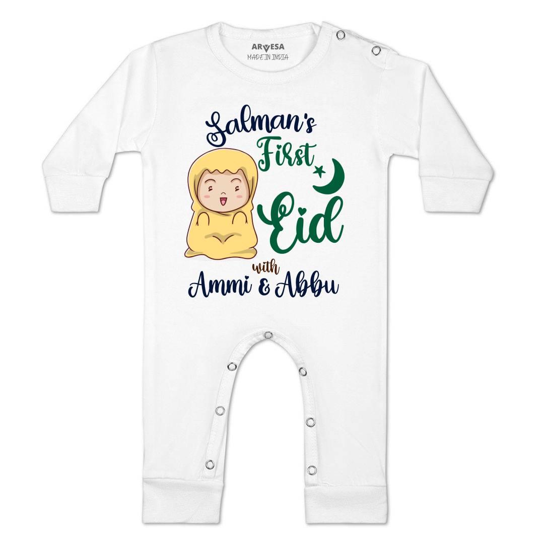 Arvesa My First Eid  Baby Boy & Girl Dress