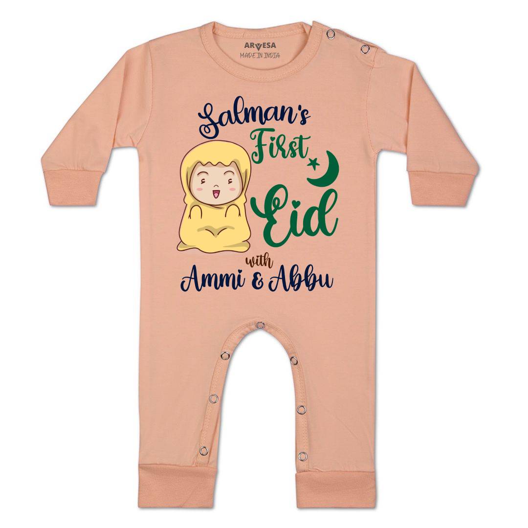 Arvesa My First Eid  Baby Boy & Girl Dress