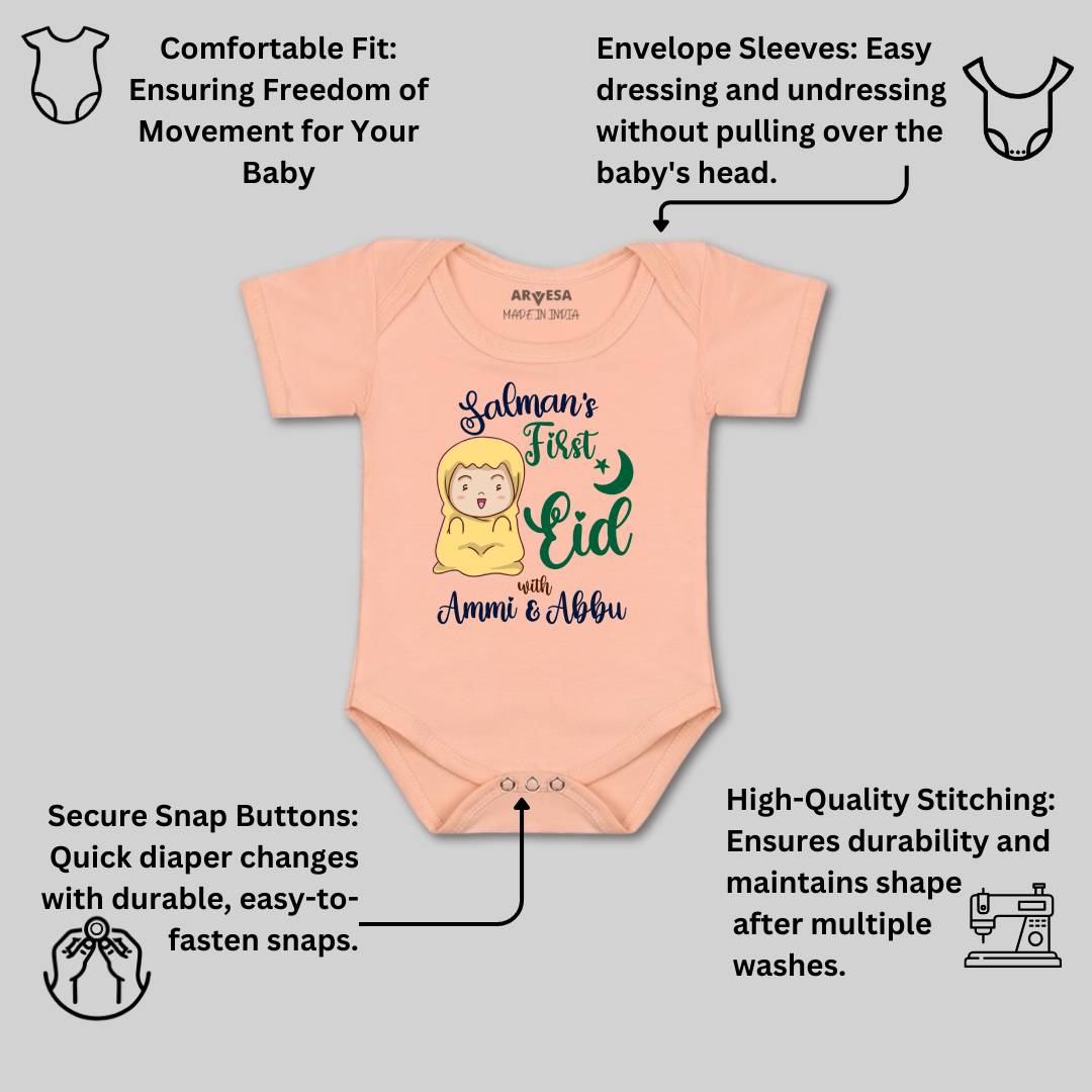 Arvesa My First Eid  Baby Boy & Girl Dress