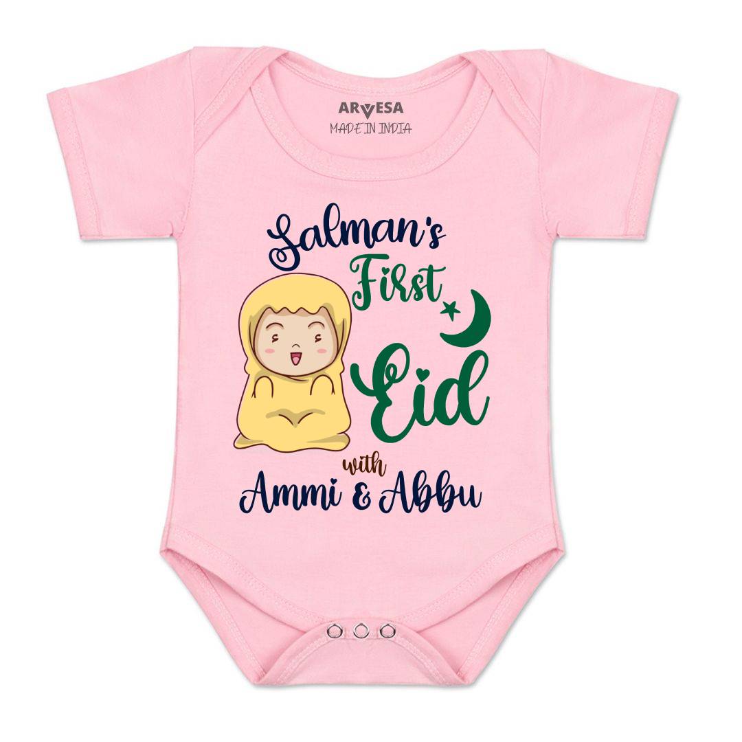Arvesa My First Eid  Baby Boy & Girl Dress