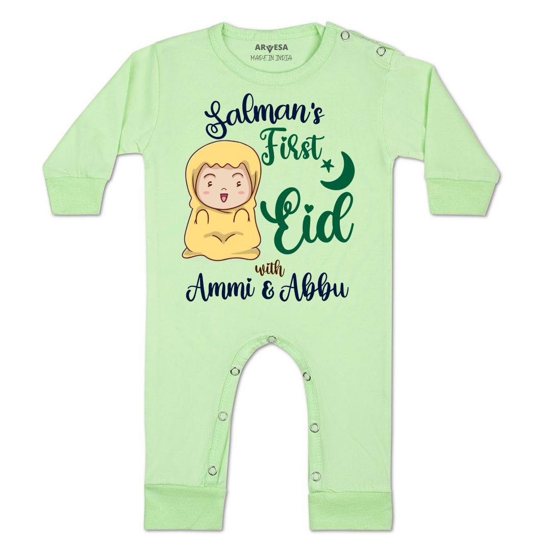 Arvesa My First Eid  Baby Boy & Girl Dress