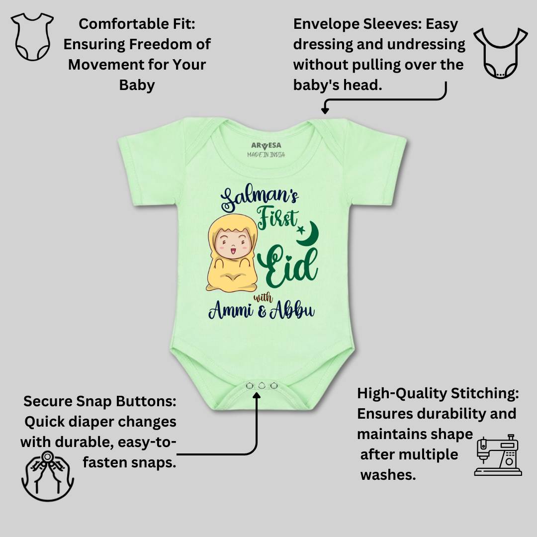 Arvesa My First Eid  Baby Boy & Girl Dress
