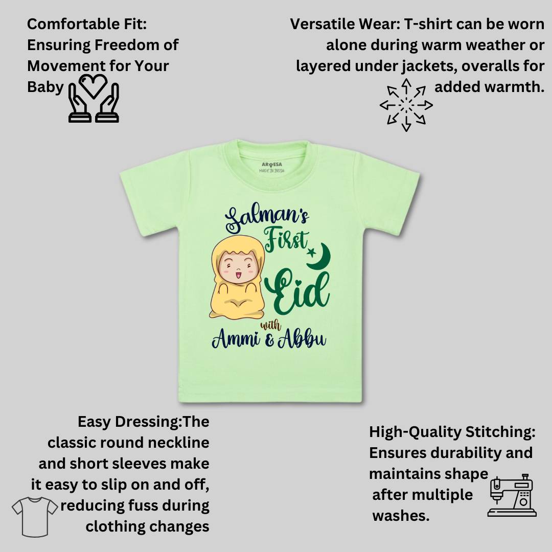 Arvesa My First Eid  Baby Boy & Girl Dress