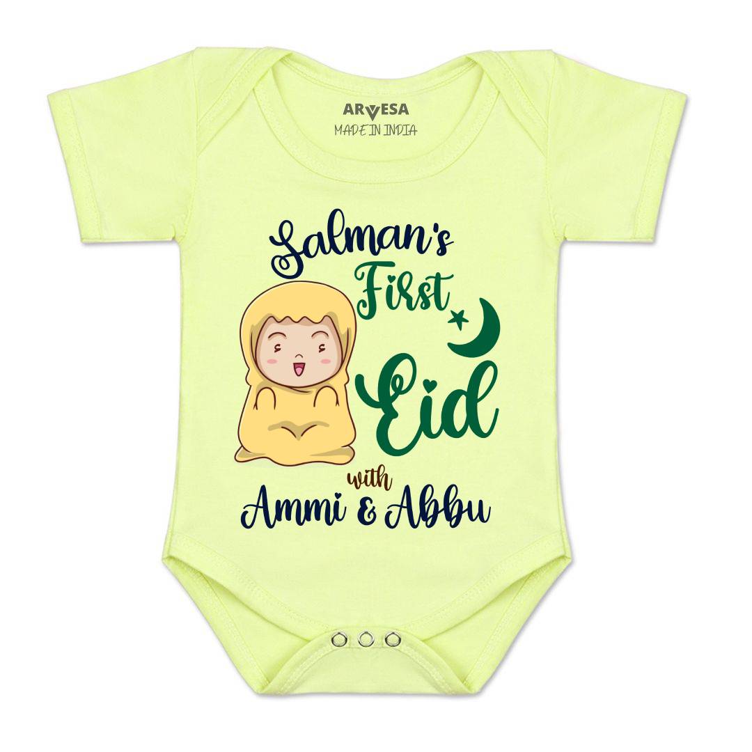 Arvesa My First Eid  Baby Boy & Girl Dress
