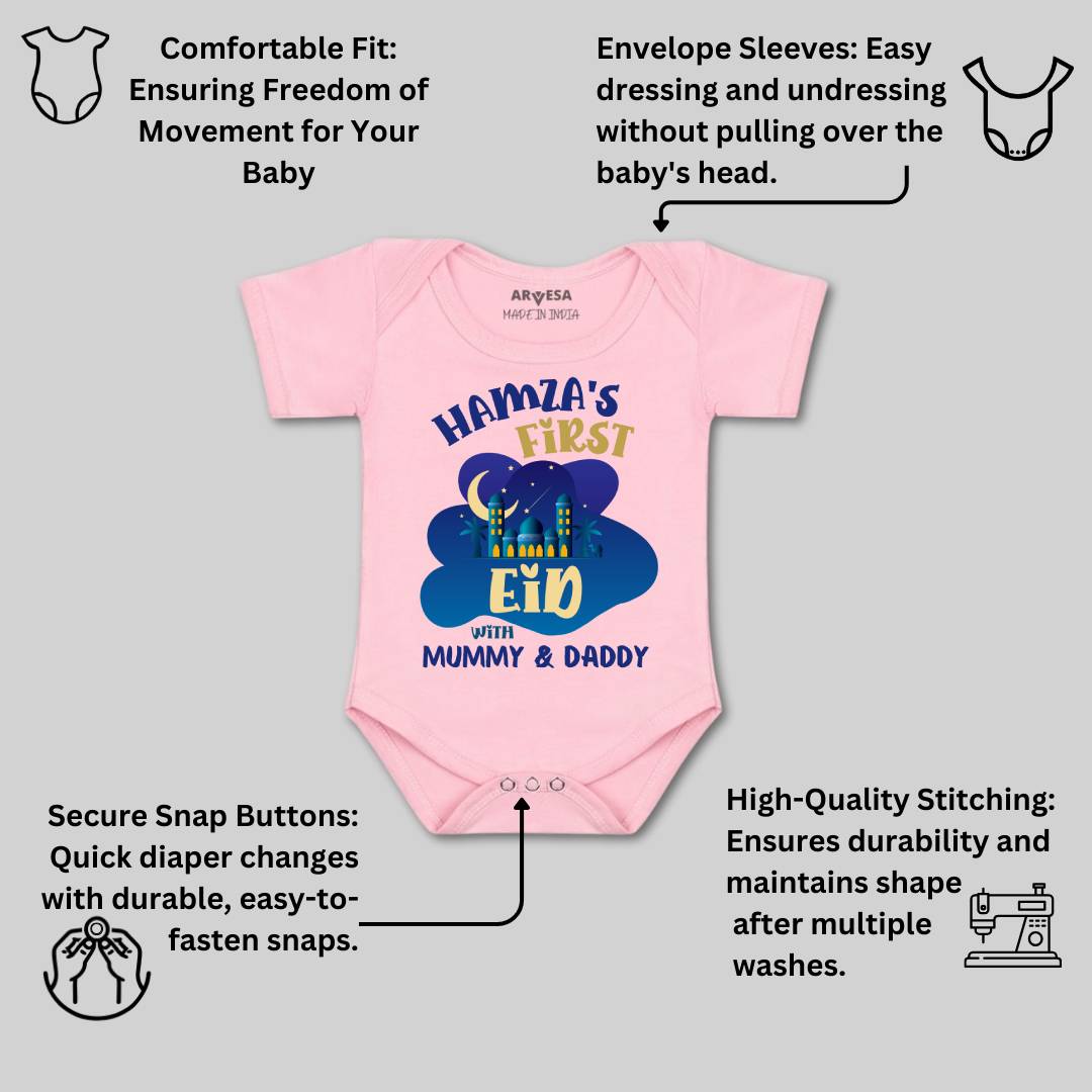 Arvesa My First Eid  Baby Boy & Girl Dress