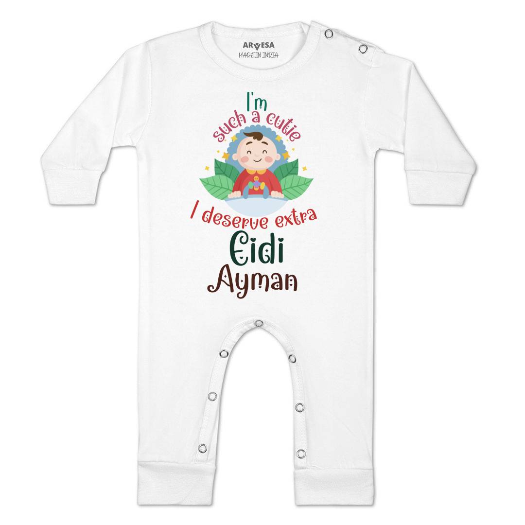 Arvesa I Deserve Extra Eidi  Baby Boy & Girl Dress