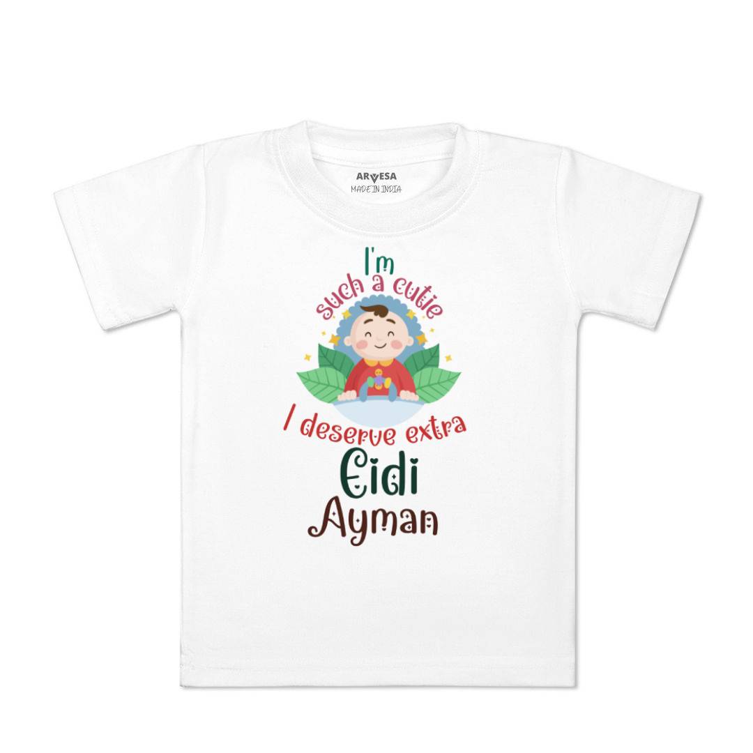 Arvesa I Deserve Extra Eidi  Baby Boy & Girl Dress