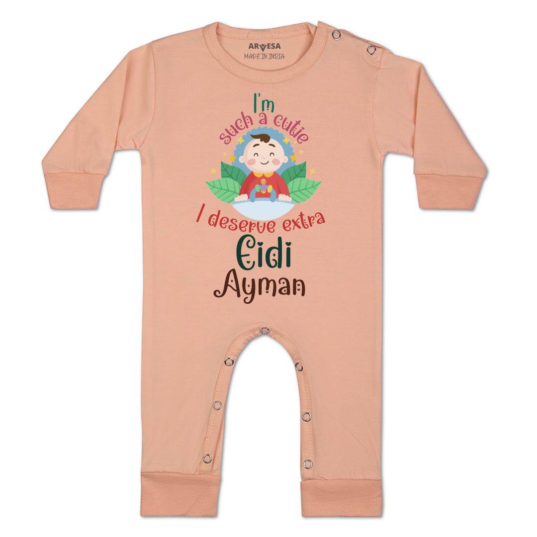 Arvesa I Deserve Extra Eidi  Baby Boy & Girl Dress