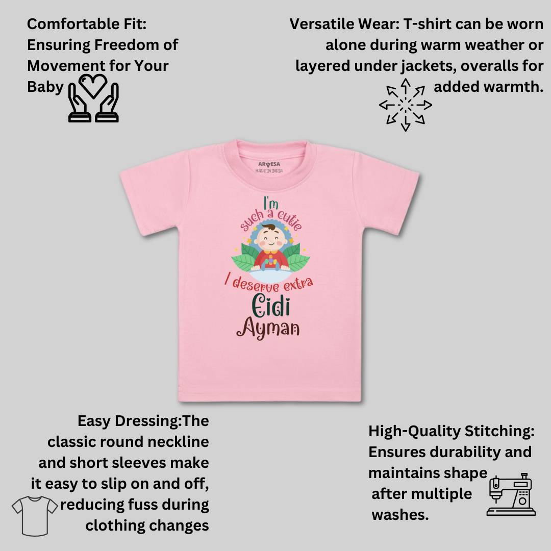 Arvesa I Deserve Extra Eidi  Baby Boy & Girl Dress