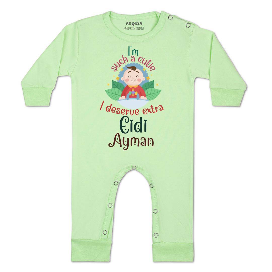 Arvesa I Deserve Extra Eidi  Baby Boy & Girl Dress