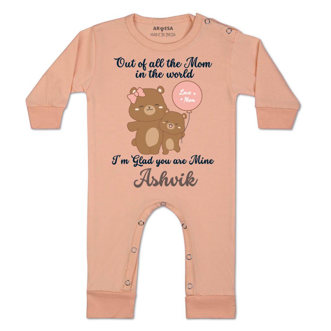 Arvesa I Am Glad You Are Mine Mom Baby Boy & Girl Dress