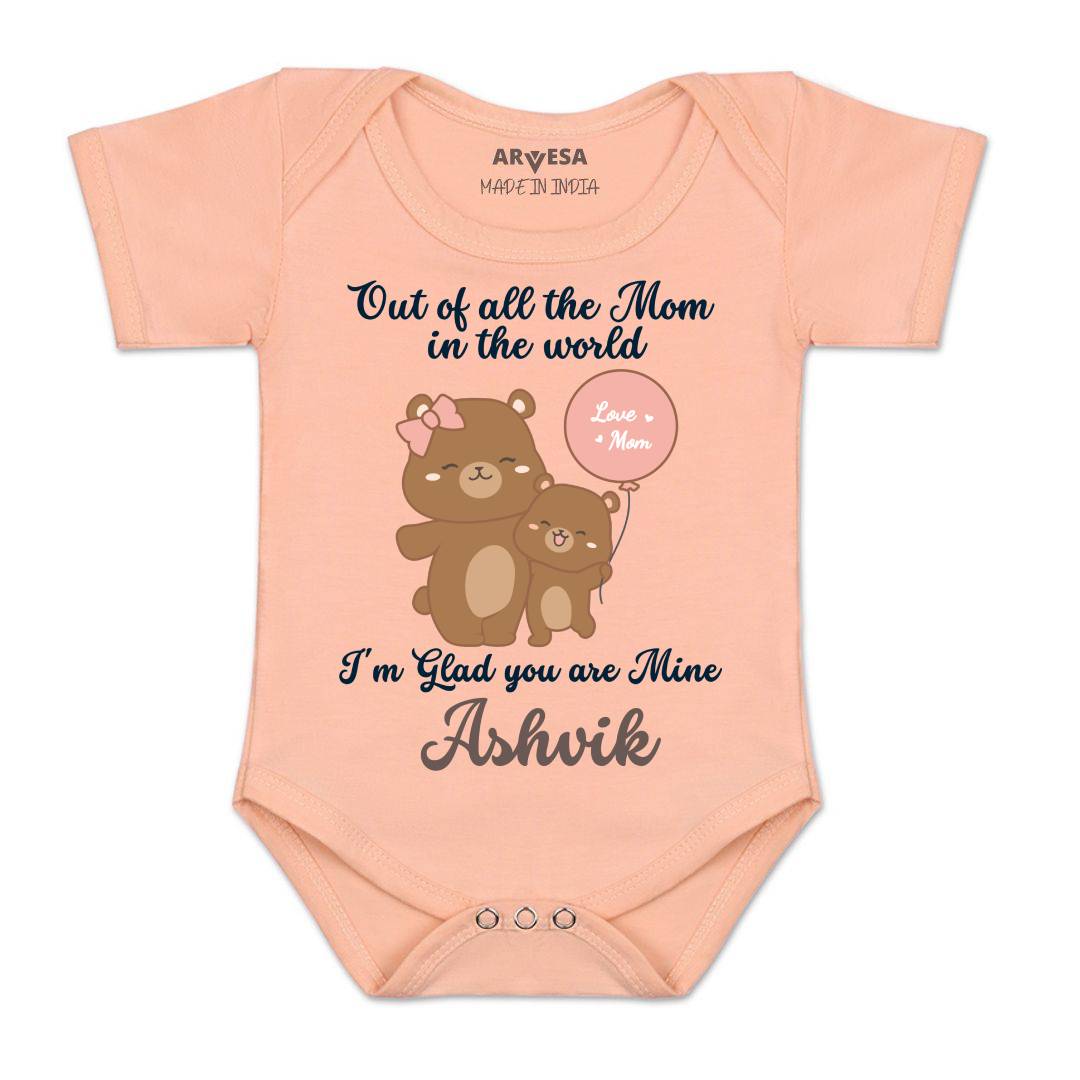 Arvesa I Am Glad You Are Mine Mom Baby Boy & Girl Dress