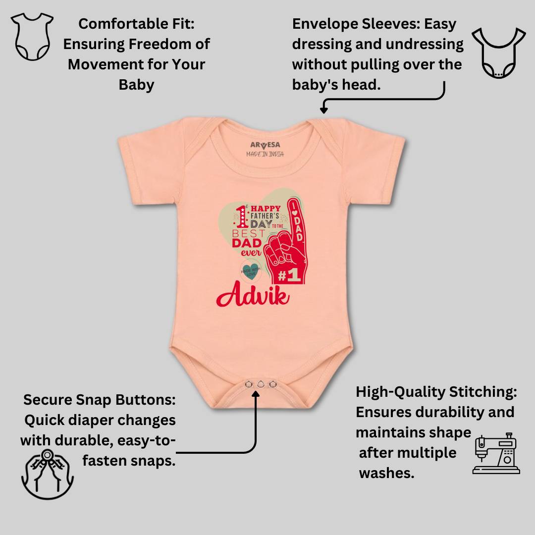 Arvesa Happy Father Days  Baby Boy & Girl Dress