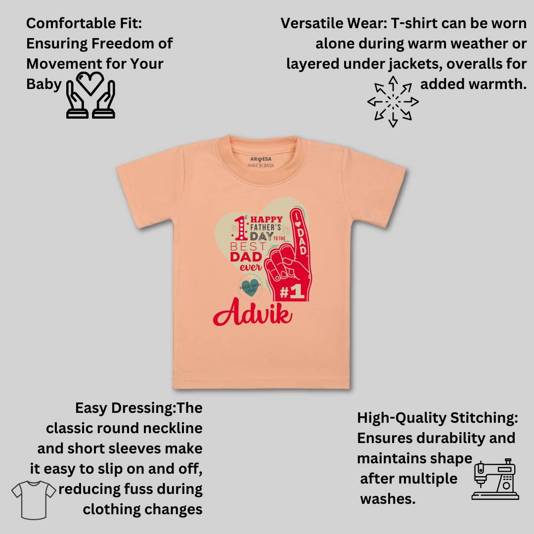 Arvesa Happy Father Days  Baby Boy & Girl Dress