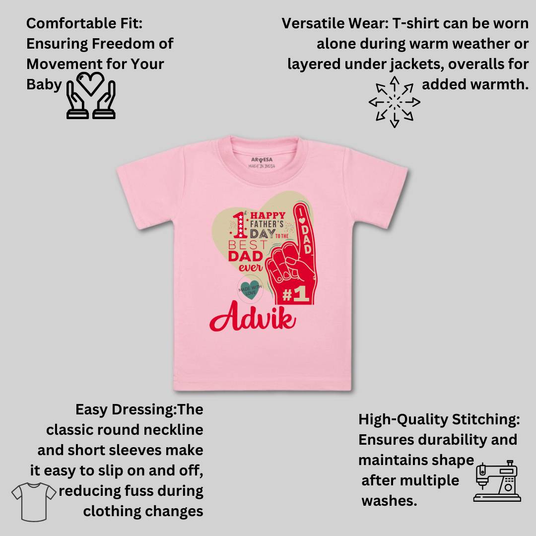 Arvesa Happy Father Days  Baby Boy & Girl Dress