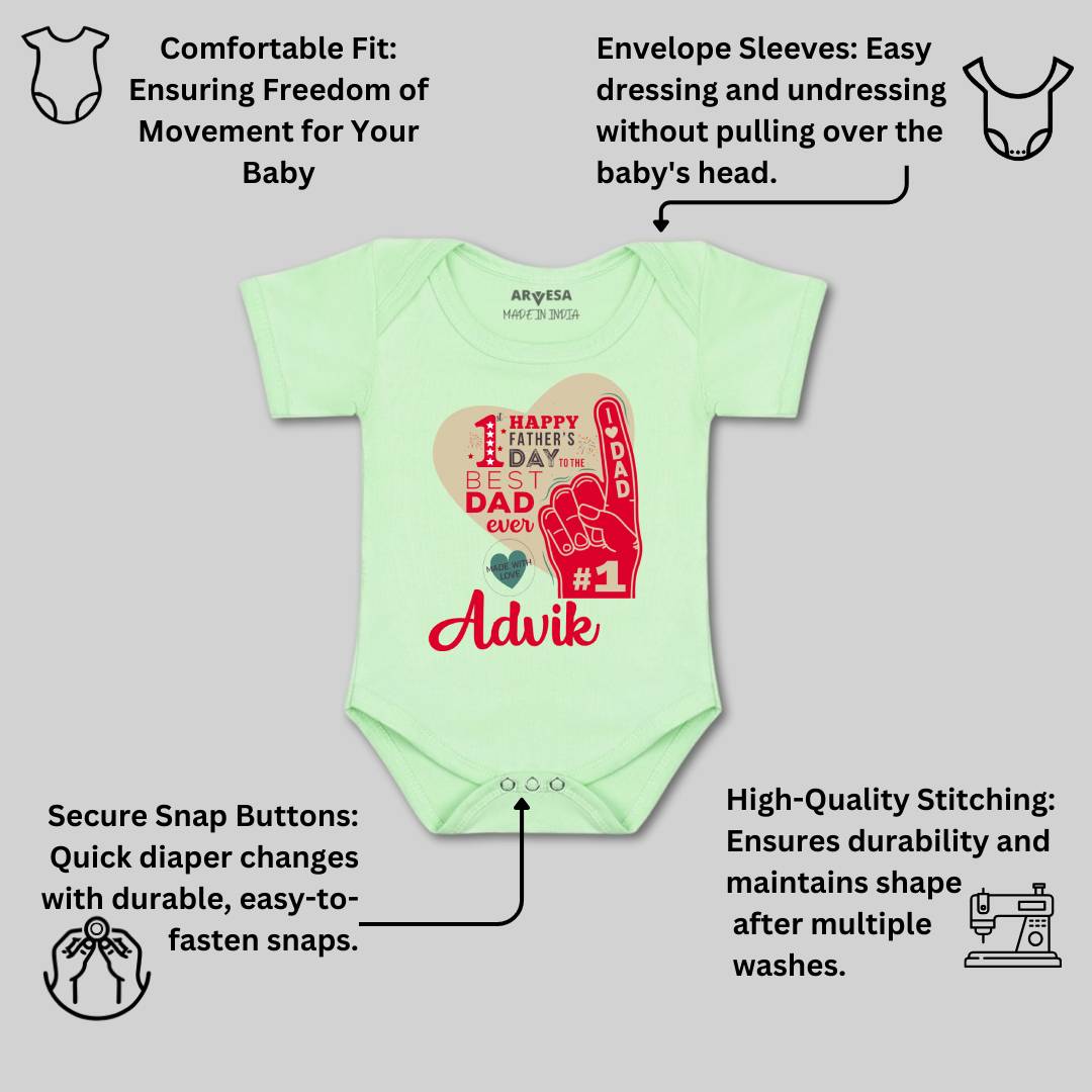 Arvesa Happy Father Days  Baby Boy & Girl Dress