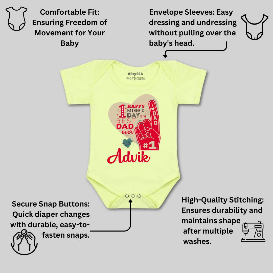 Arvesa Happy Father Days  Baby Boy & Girl Dress