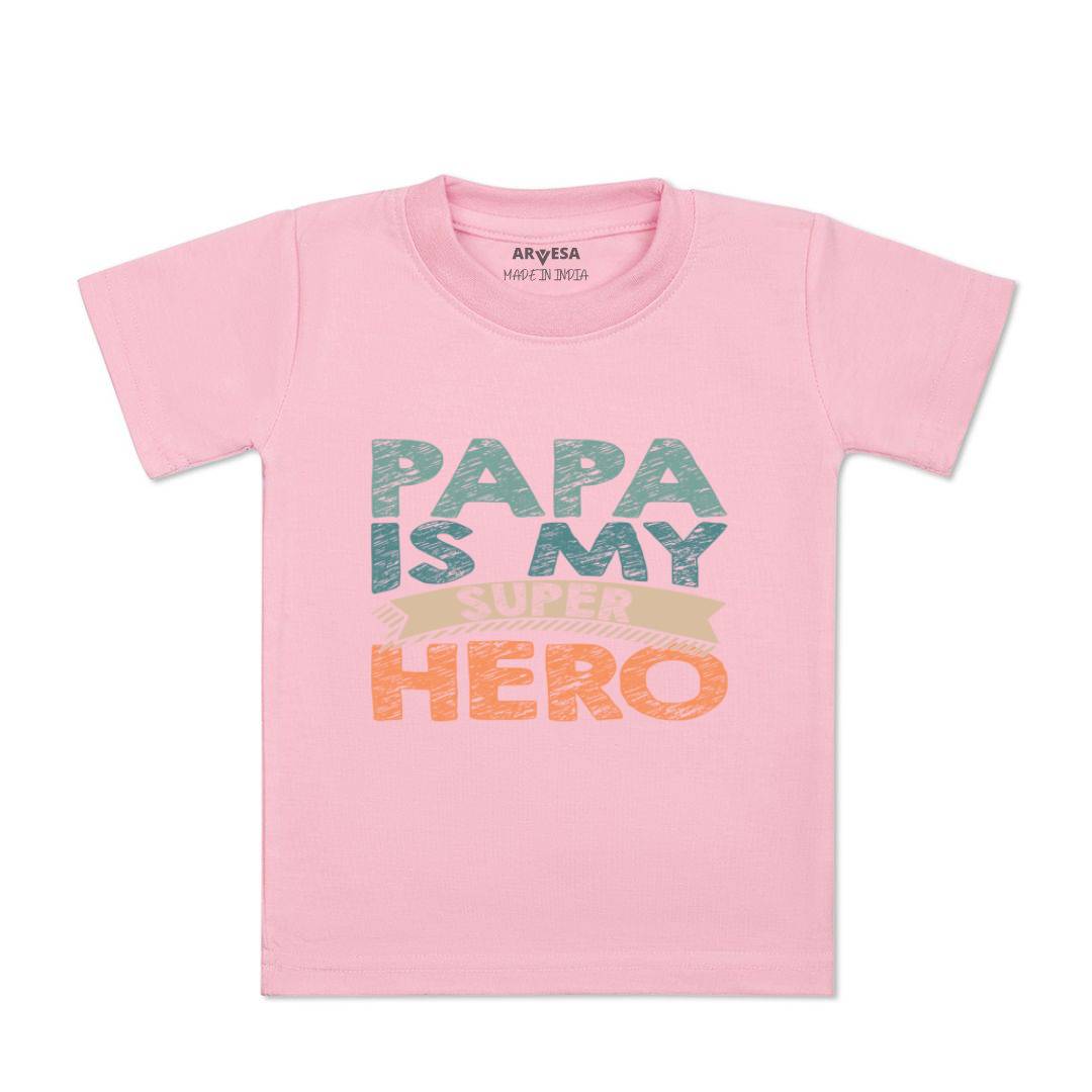 Arvesa Papa Is My Super Hero Design-878 White 0-3 Months Jumpsuit for Baby Boy & Girl dress .