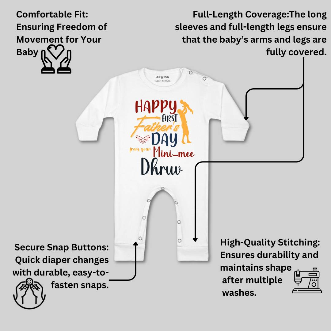 Arvesa Happy Father Days  Baby Boy & Girl Dress