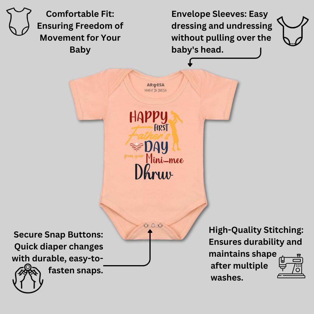 Arvesa Happy Father Days  Baby Boy & Girl Dress