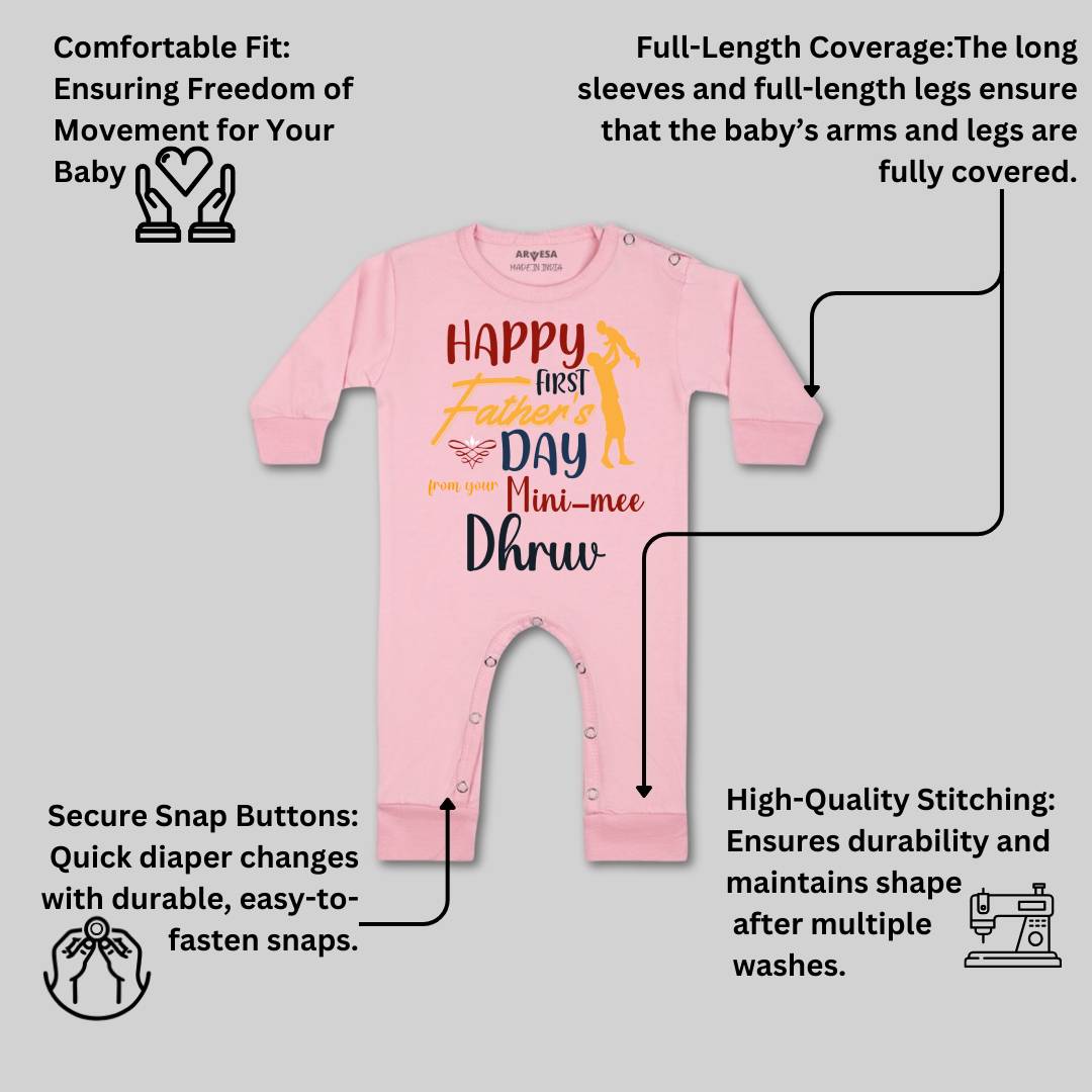 Arvesa Happy Father Days  Baby Boy & Girl Dress