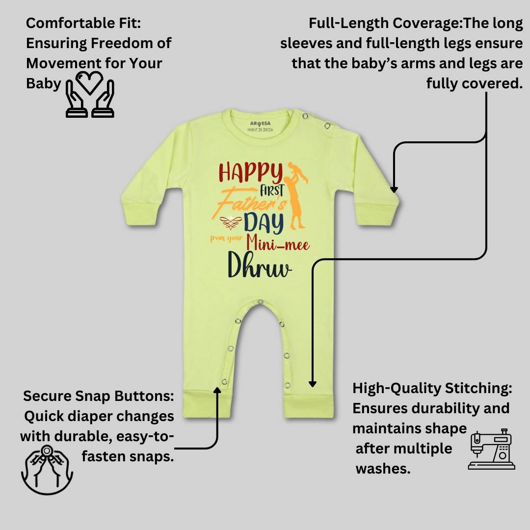 Arvesa Happy Father Days  Baby Boy & Girl Dress