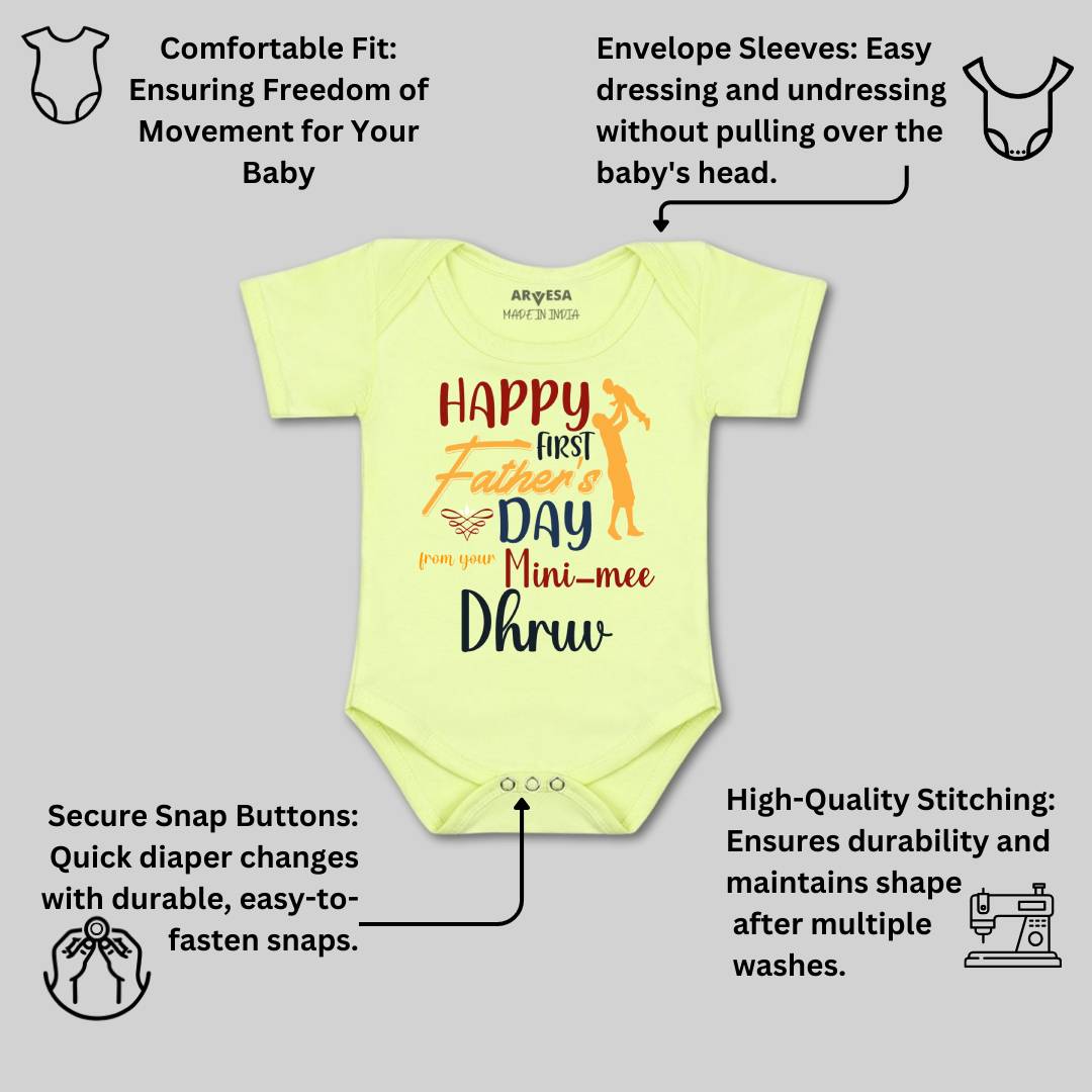 Arvesa Happy Father Days  Baby Boy & Girl Dress