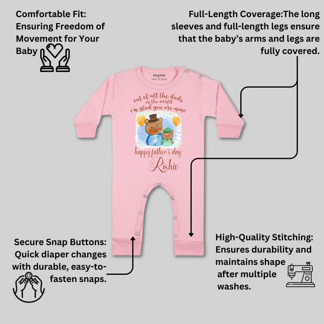 Arvesa Happy Father Days  Baby Boy & Girl Dress
