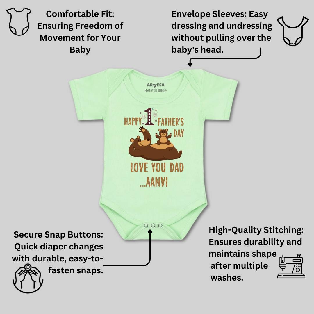 Arvesa Happy Father Days  Baby Boy & Girl Dress