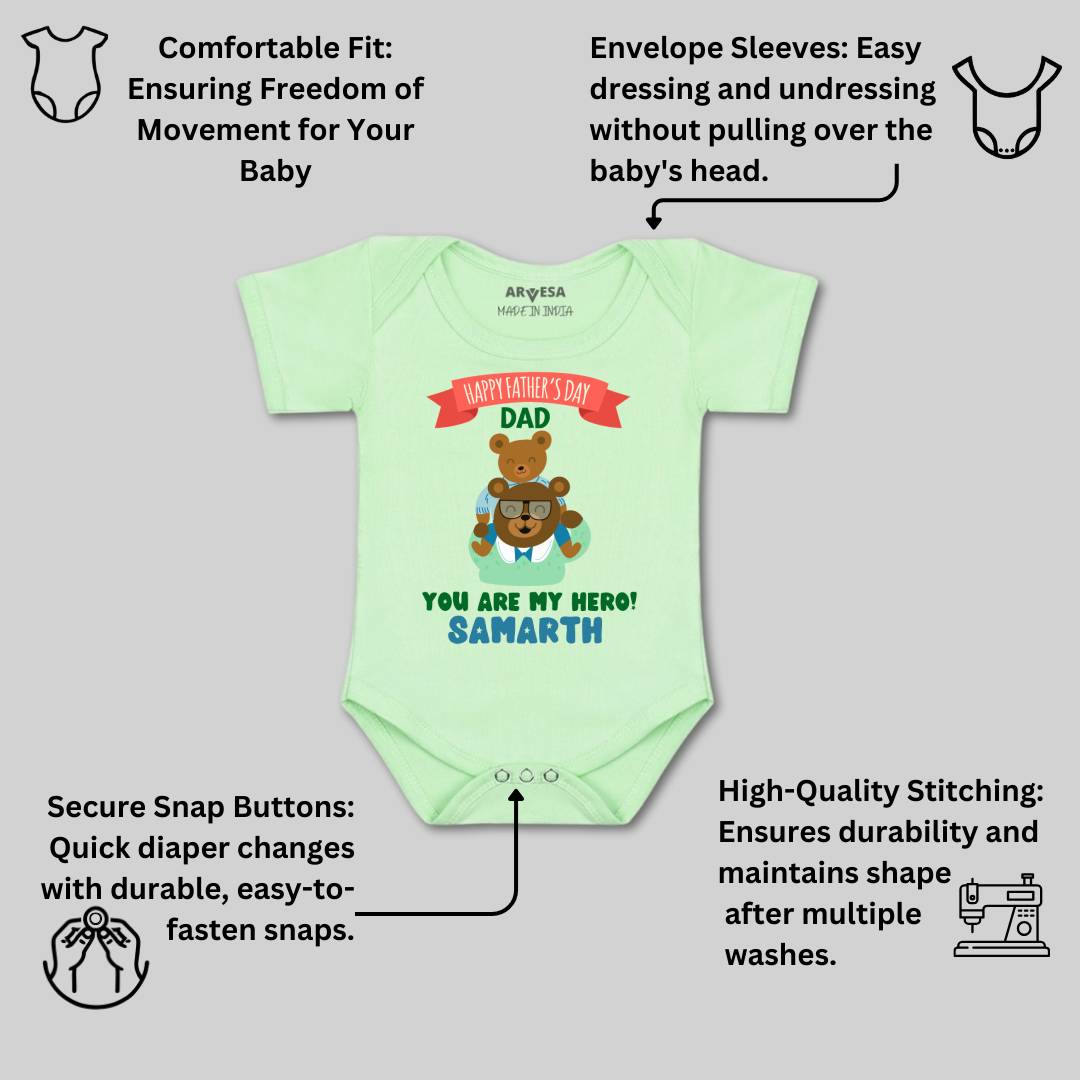 Arvesa Happy Father Days  Baby Boy & Girl Dress