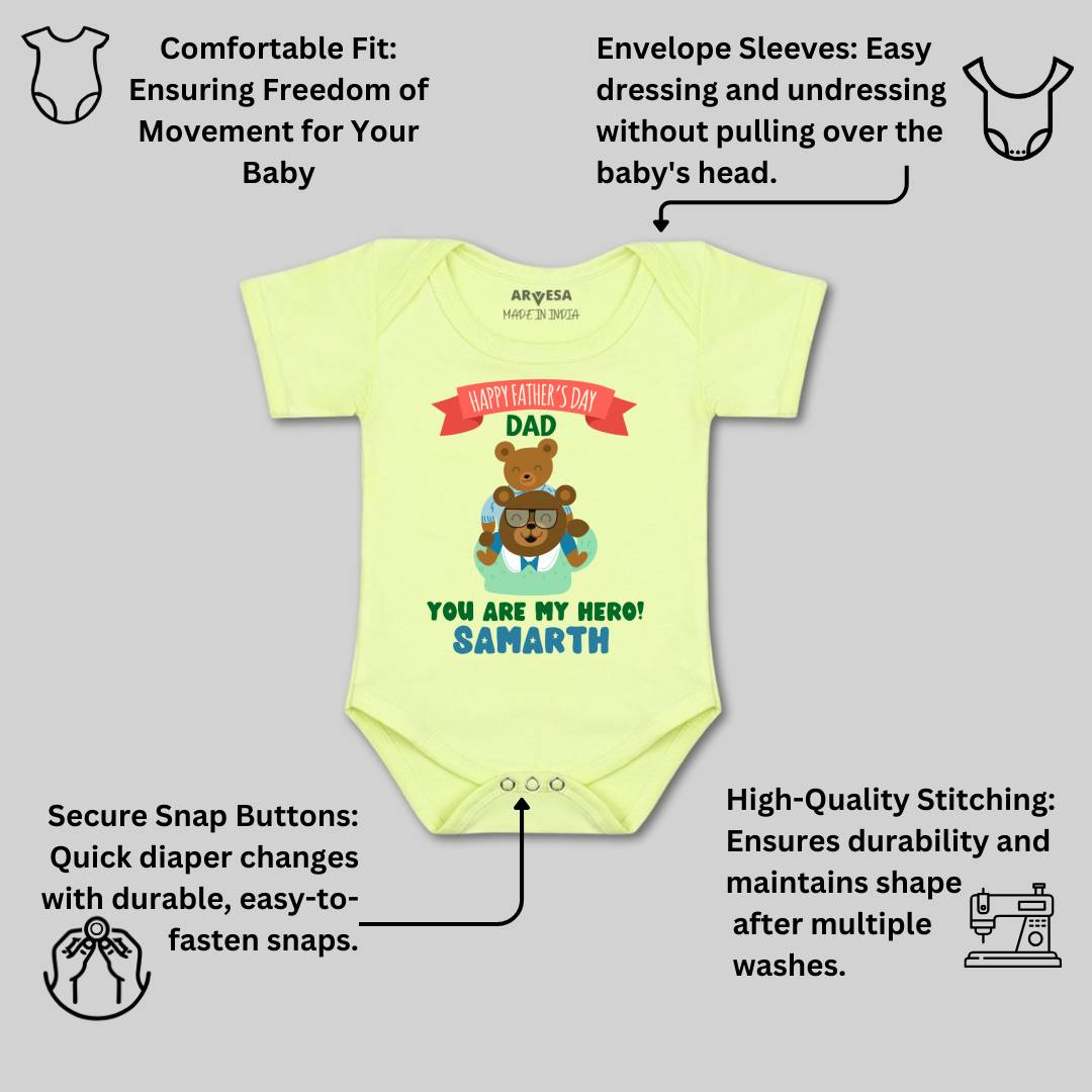 Arvesa Happy Father Days  Baby Boy & Girl Dress