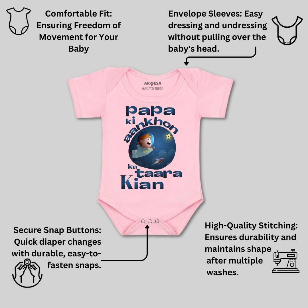 Arvesa Papa Ki Aankho Ka Taara Baby Boy & Girl Dress