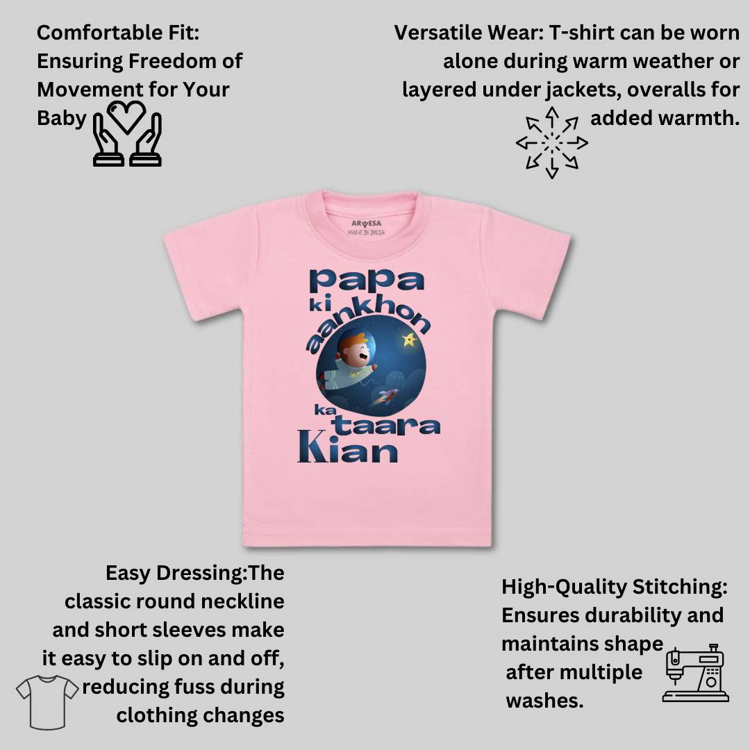 Arvesa Papa Ki Aankho Ka Taara Baby Boy & Girl Dress
