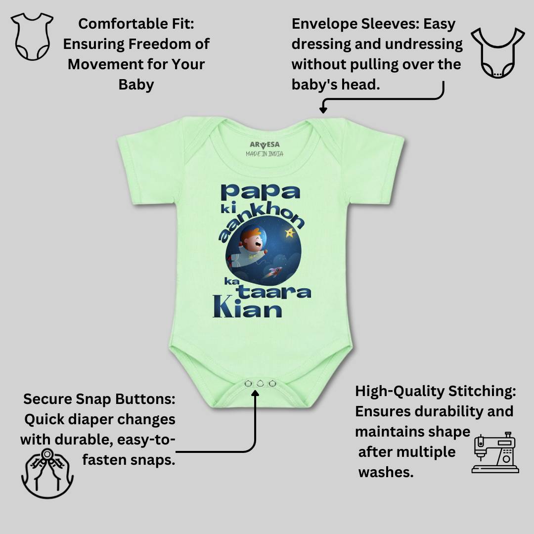 Arvesa Papa Ki Aankho Ka Taara Baby Boy & Girl Dress