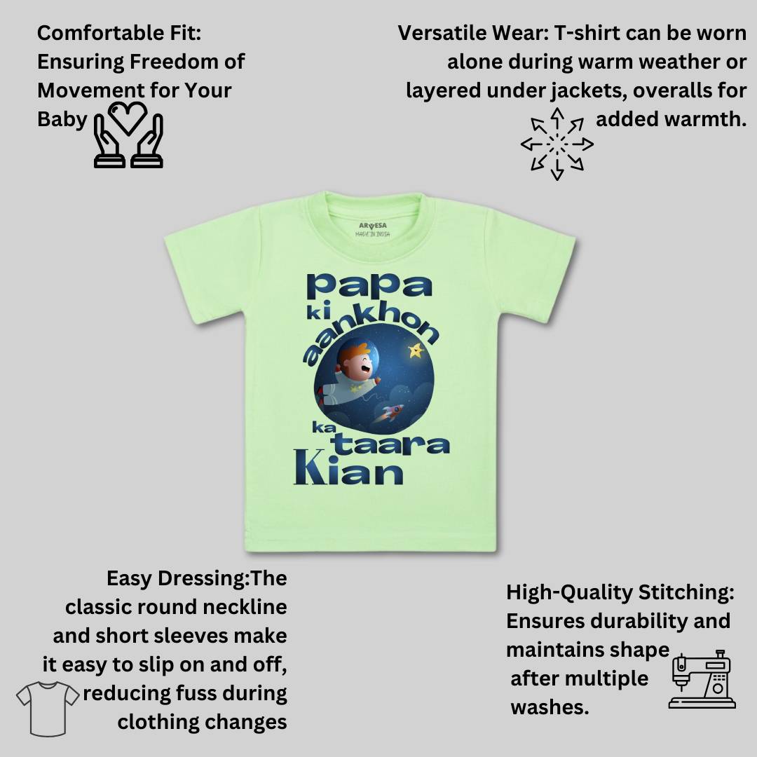 Arvesa Papa Ki Aankho Ka Taara Baby Boy & Girl Dress