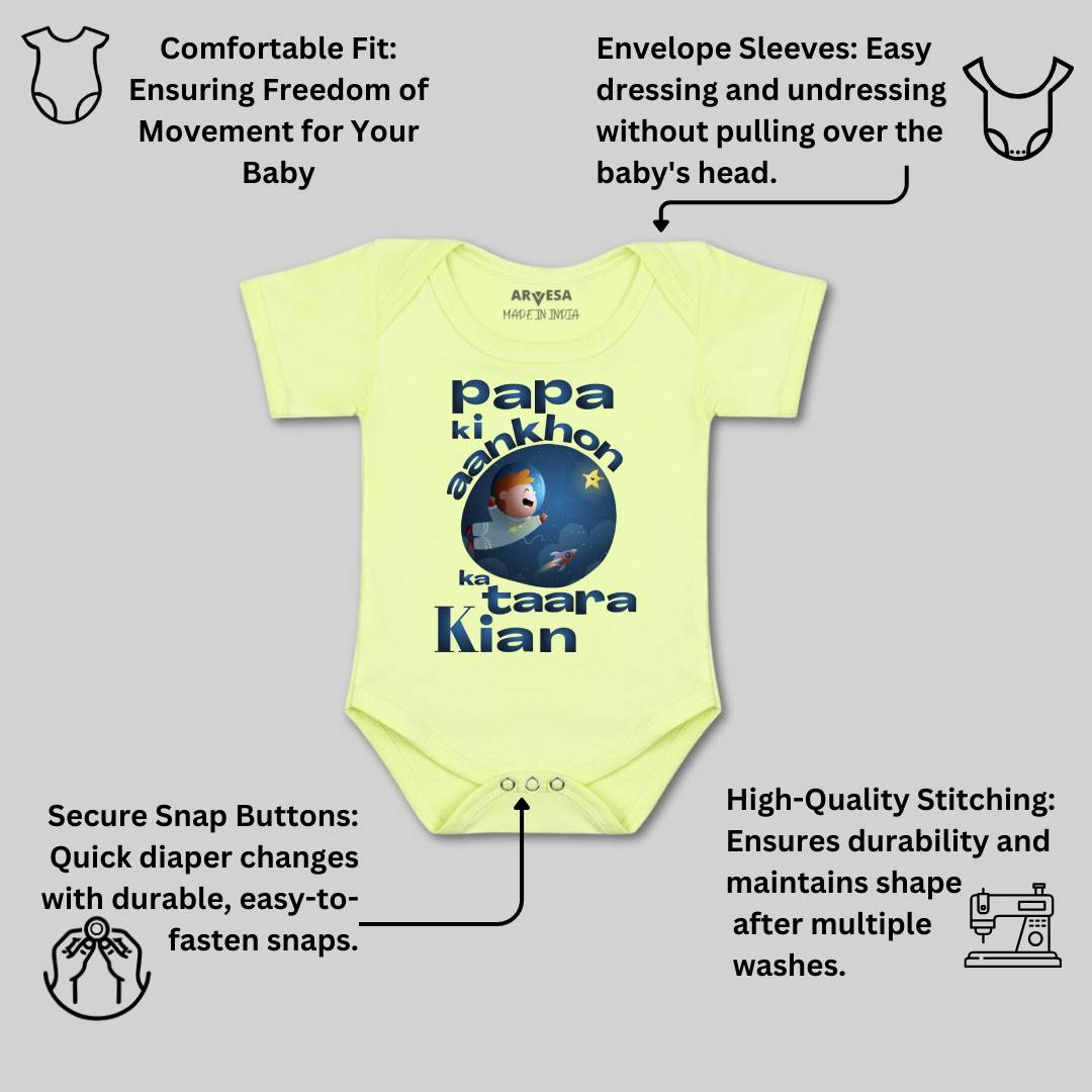 Arvesa Papa Ki Aankho Ka Taara Baby Boy & Girl Dress