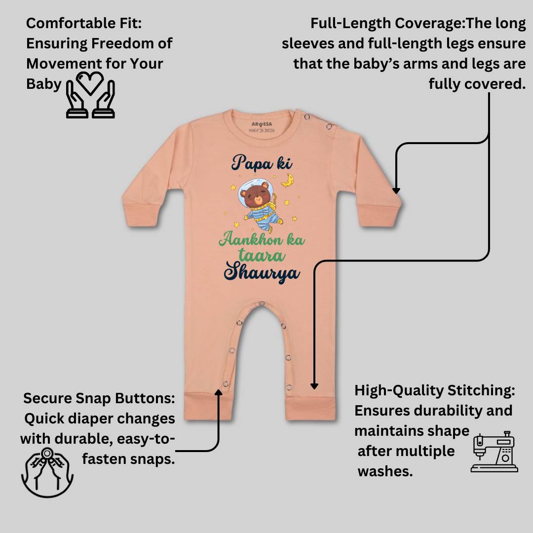Arvesa Papa Ki Aankho Ka Taara Baby Boy & Girl Dress