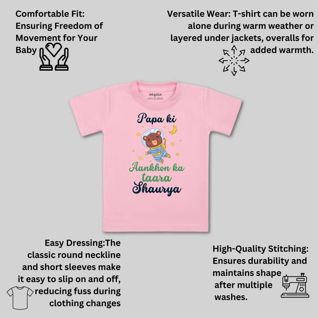 Arvesa Papa Ki Aankho Ka Taara Baby Boy & Girl Dress
